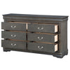 ACME Louis Philippe Dark Gray Dresser Model 26795