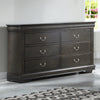 ACME Louis Philippe Dark Gray Dresser Model 26795