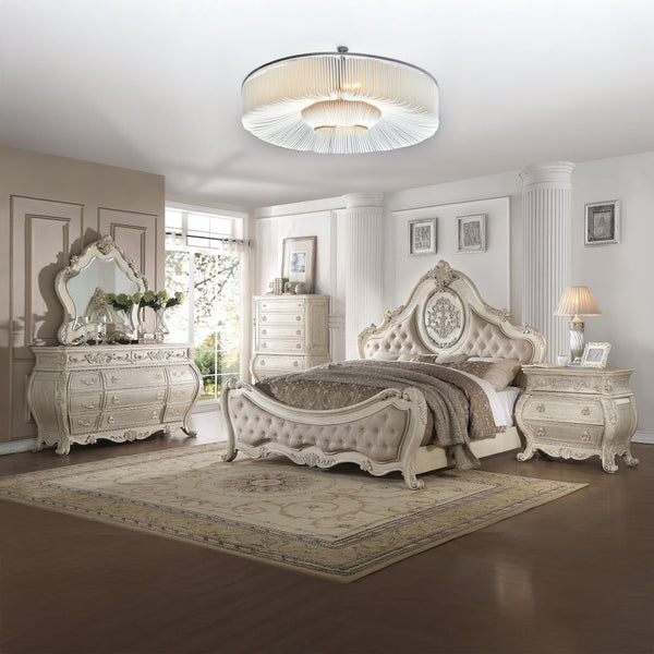 ACME Ragenardus Antique White Mirror Model 27014