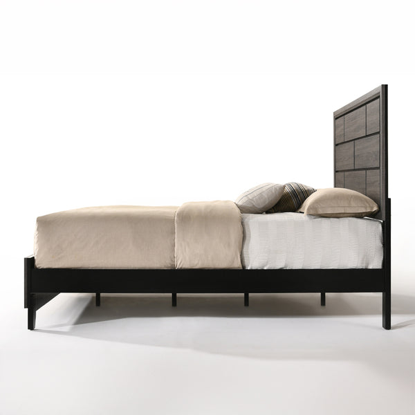 ACME Valdemar Weathered Gray Eastern King Bed Model 27047EK