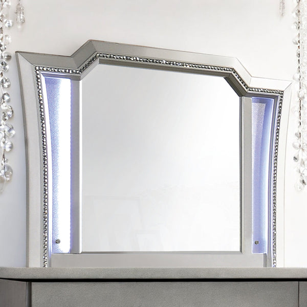 ACME Kaitlyn LED & Champagne Mirror with LED Model 27234