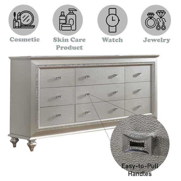 ACME Kaitlyn Champagne Dresser Model 27235