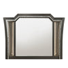ACME Kaitlyn Metallic Gray Mirror with LED Model 27284