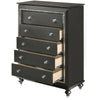 ACME Kaitlyn Metallic Gray Chest Model 27286