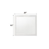 ACME Chelsie White Mirror Model 27394