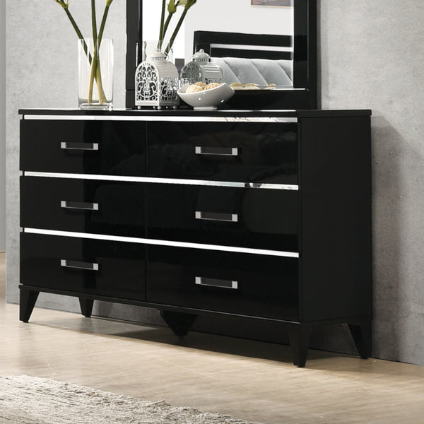 ACME Chelsie Black Dresser Model 27415