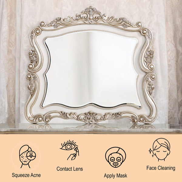 ACME Gorsedd Golden Ivory Mirror Model 27444