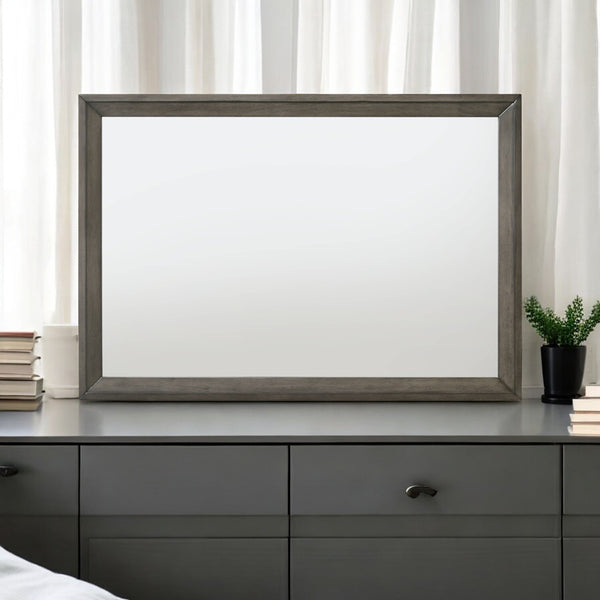 ACME Escher Gray Oak Mirror Model 27654