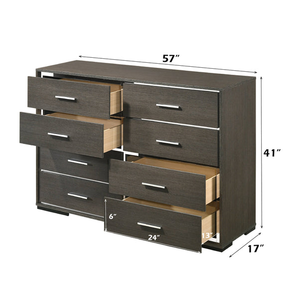 ACME Escher Gray Oak Dresser Model 27655