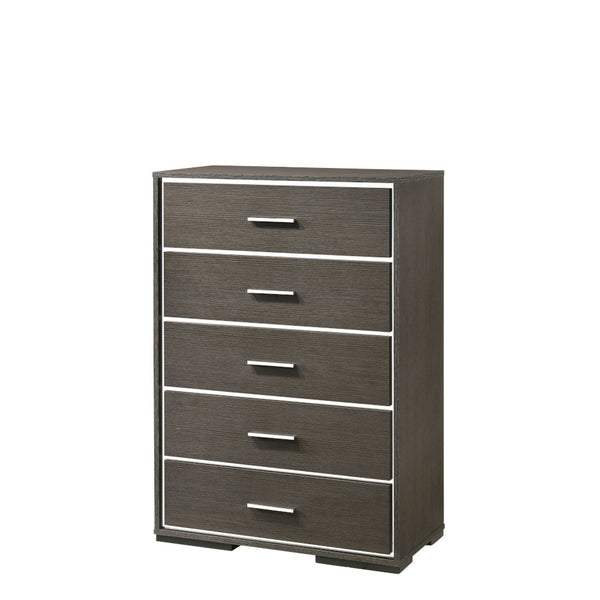 ACME Escher Gray Oak Chest Model 27656