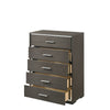 ACME Escher Gray Oak Chest Model 27656