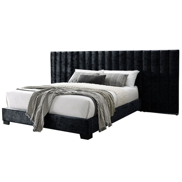 ACME Rivas Black Fabric Queen Bed Model 27760Q