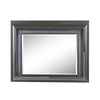 ACME Sawyer Metallic Gray Mirror with LED Model 27974