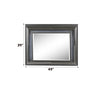 ACME Sawyer Metallic Gray Mirror with LED Model 27974