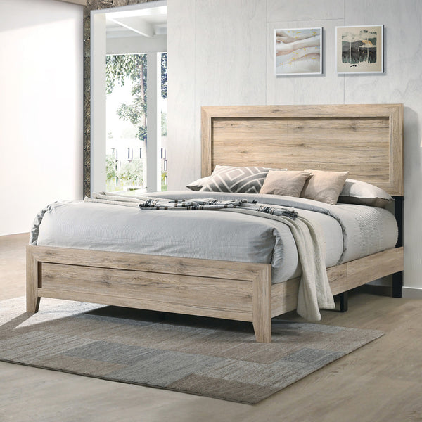 ACME Miquell Natural Queen Bed Model 28040Q