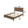 ACME Miquell Oak Queen Bed Model 28050Q