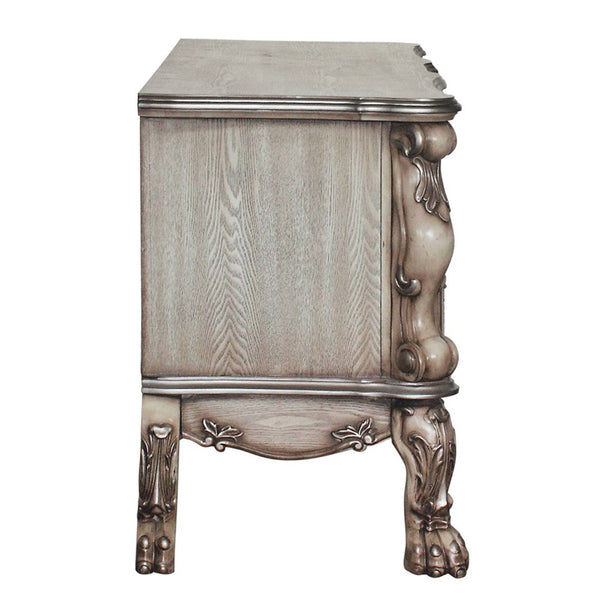 ACME Dresden Vintage Bone White Vanity Desk Model 28193