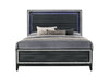ACME Haiden LED & Weathered Black Queen Bed with LED Model 28430Q