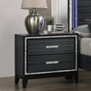 ACME Haiden Weathered Black Nightstand Model 28433