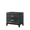 ACME Haiden Weathered Black Nightstand Model 28433