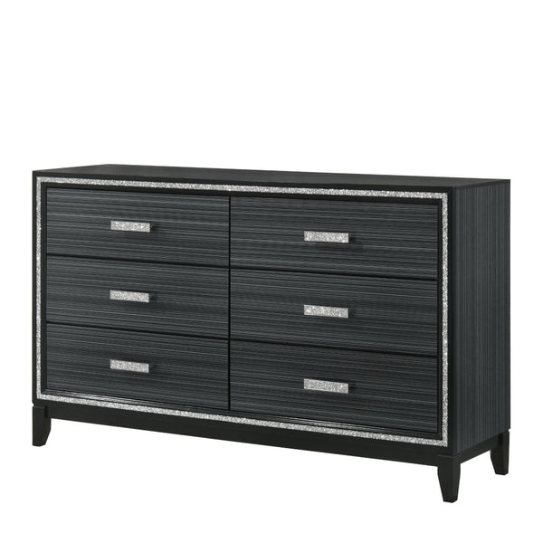 ACME Haiden Weathered Black Dresser Model 28435