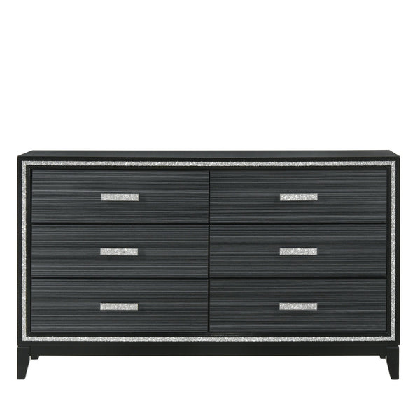 ACME Haiden Weathered Black Dresser Model 28435