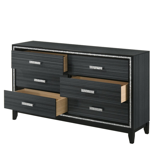 ACME Haiden Weathered Black Dresser Model 28435