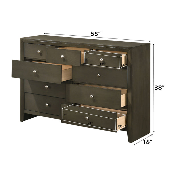 ACME Ilana Gray Dresser Model 28475