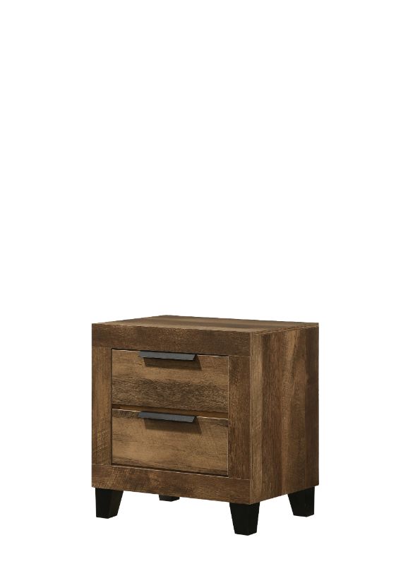 ACME Morales Rustic Oak Nightstand Model 28593