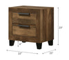 ACME Morales Rustic Oak Nightstand Model 28593