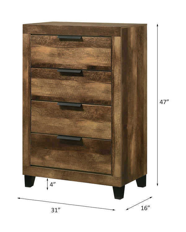 ACME Morales Rustic Oak Chest Model 28596