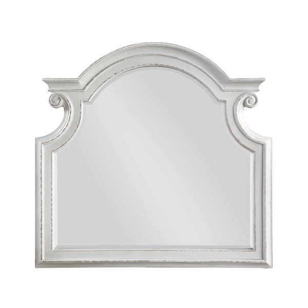 ACME Florian Antique White Mirror Model 28724