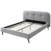 ACME Graves Gray Fabric Queen Bed Model 28980Q