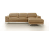 Divani Casa Sura Modern Camel Leather Right Facing Sectional Sofa Model VGBNS-1812-CML-RAF
