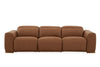Divani Casa Hagerty Modern Brown Leather Sofa With 2 Power Recliners Model VGKV-KM.6035-BRN