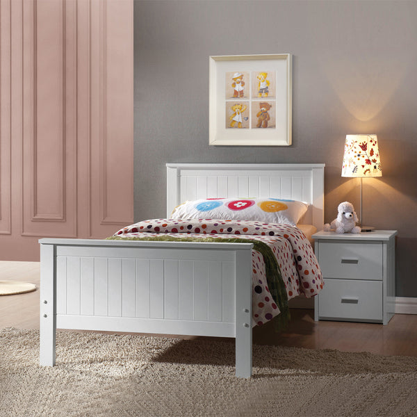 ACME Bungalow White Twin Bed Model 30025T