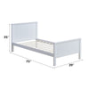 ACME Bungalow White Twin Bed Model 30025T
