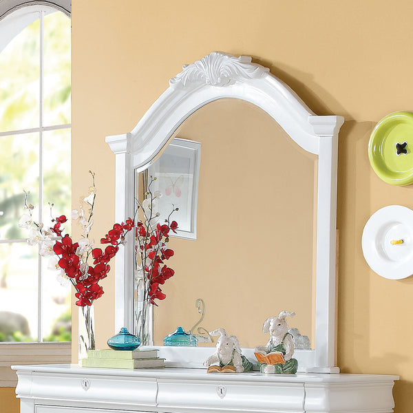 ACME Estrella White Mirror Model 30244