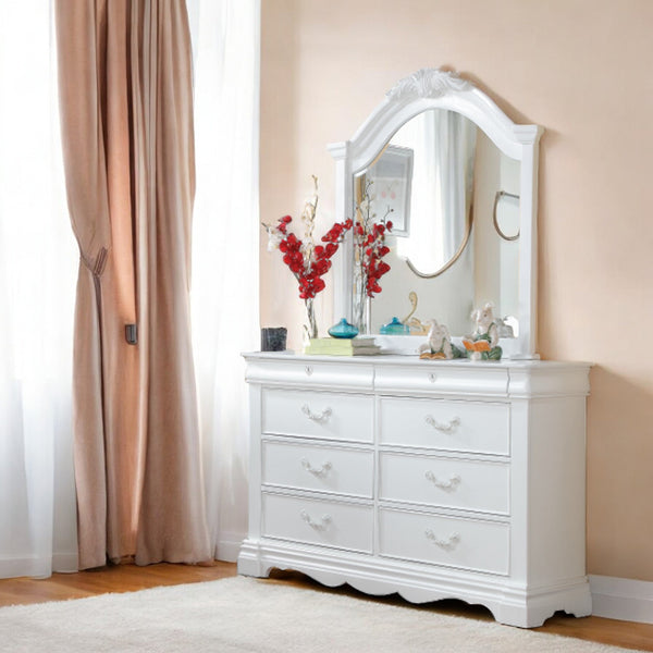 ACME Estrella White Mirror Model 30244
