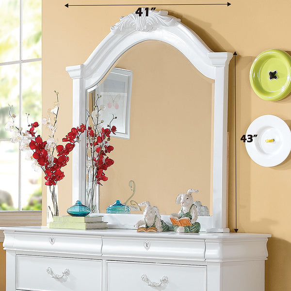 ACME Estrella White Mirror Model 30244