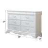ACME Estrella White Dresser Model 30245