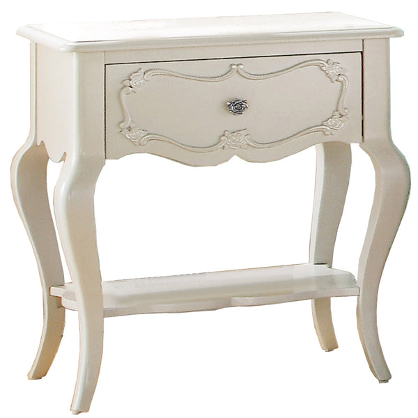 ACME Edalene Pearl White Nightstand Model 30509
