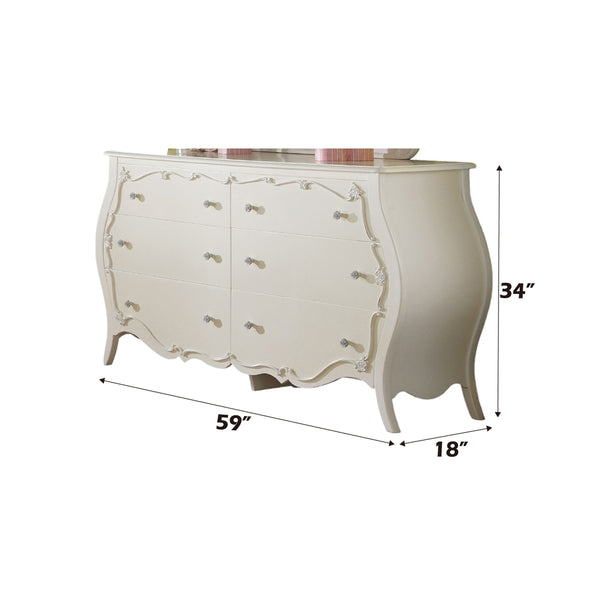 ACME Edalene Pearl White Dresser Model 30514