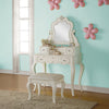 ACME Edalene Pearl White Vanity Desk with Mirror Model 30516