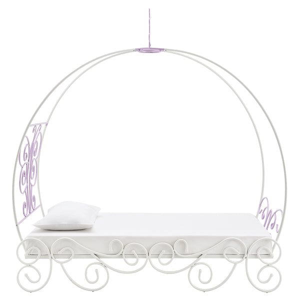 ACME Priya II White & Light Purple Full Bed with Canopy Model 30535F