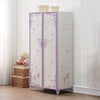 ACME Priya II White & Light Purple Wardrobe Model 30540