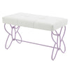 ACME Priya II White & Light Purple Bench Model 30542