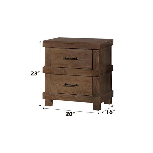 ACME Adams Antique Oak Nightstand Model 30613