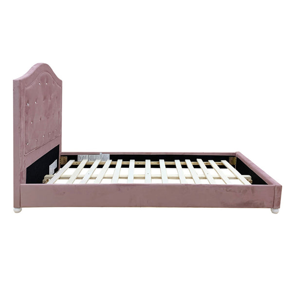 ACME Reggie Pink Fabric Twin Bed Model 30820T