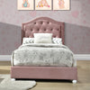 ACME Reggie Pink Fabric Twin Bed Model 30820T